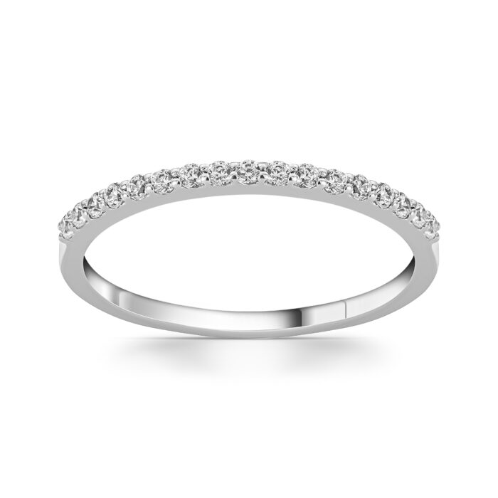 14k Diamond Half Eternity Ring