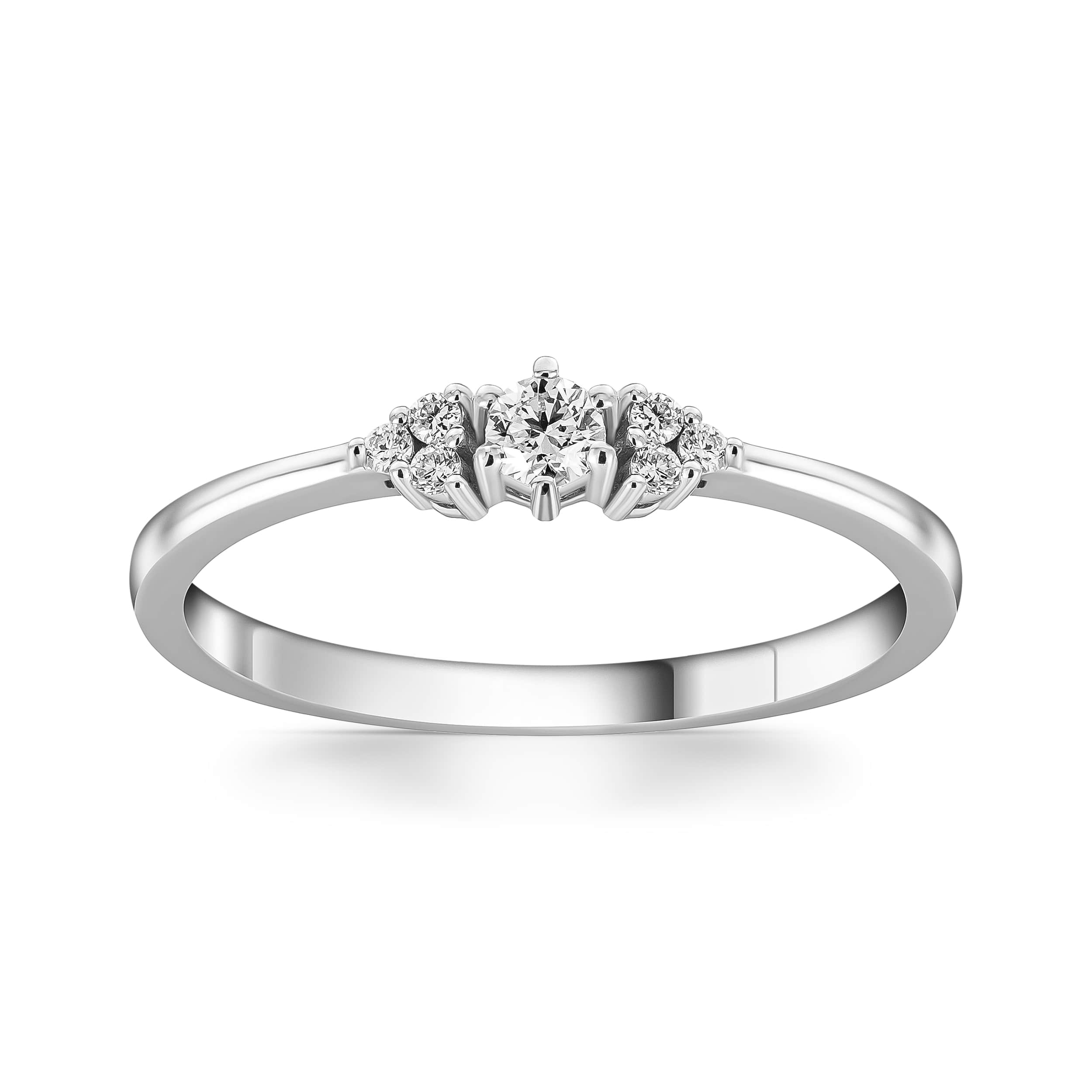 Delicate Diamond Engagement Ring