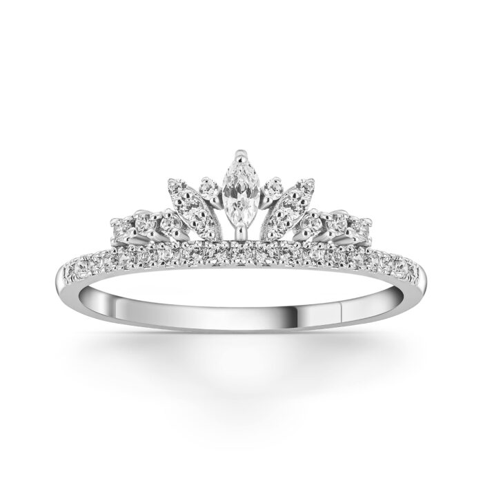 Diamond Crown Wedding Ring